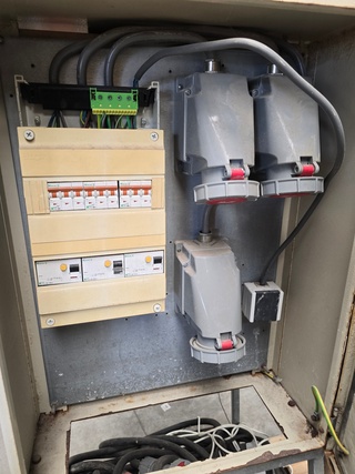 Strroom verdeelkast Bouw, power
